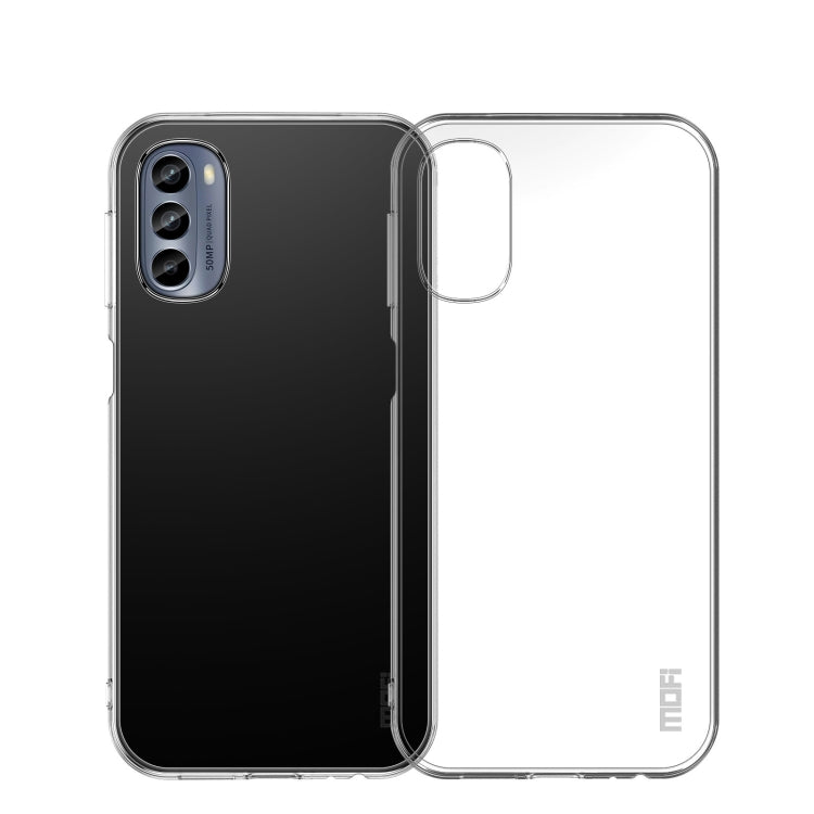 For Motorola Moto G62 5G MOFI Ming Series Ultra-thin TPU Phone Case(Transparent) - Motorola Cases by MOFI | Online Shopping South Africa | PMC Jewellery