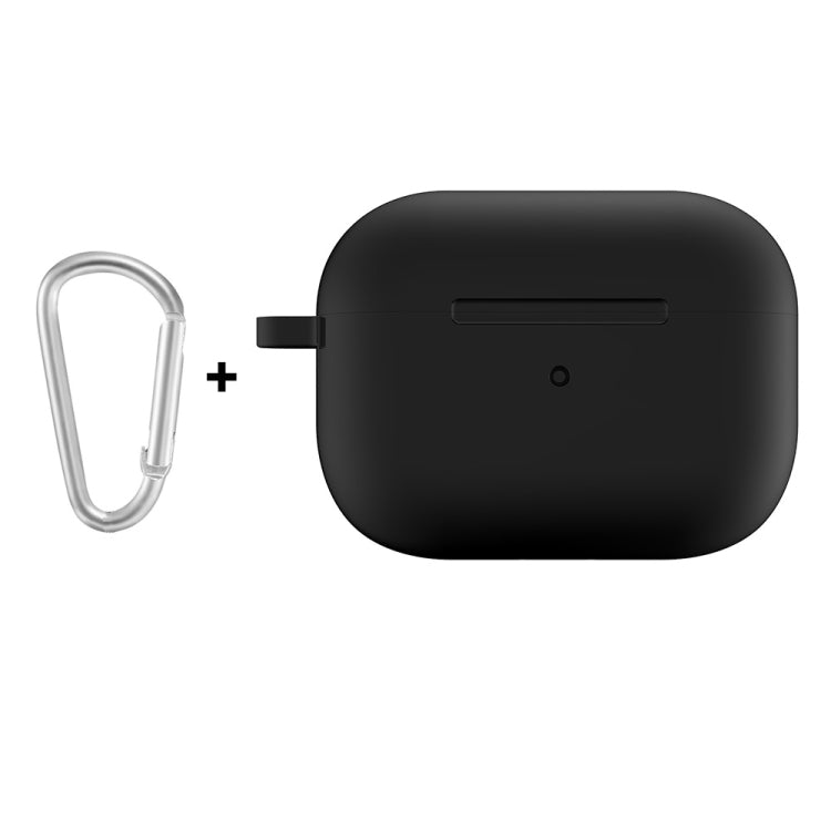 For Apple AirPods Pro 2 2022 ENKAY Thickened Silicone Protective Case with Keychain(Black) - free shipping - PMC Jewellery - Order now!