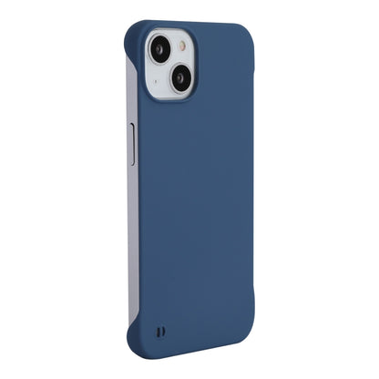 For iPhone 14 Plus ENKAY Matte Frameless PC Phone Case(Dark Blue) - iPhone 14 Plus Cases by ENKAY | Online Shopping South Africa | PMC Jewellery | Buy Now Pay Later Mobicred