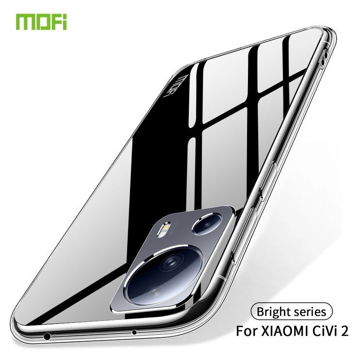 For Xiaomi Civi 2 MOFI Ming Series Ultra-thin TPU Phone Case(Transparent) - Xiaomi Cases by MOFI | Online Shopping South Africa | PMC Jewellery