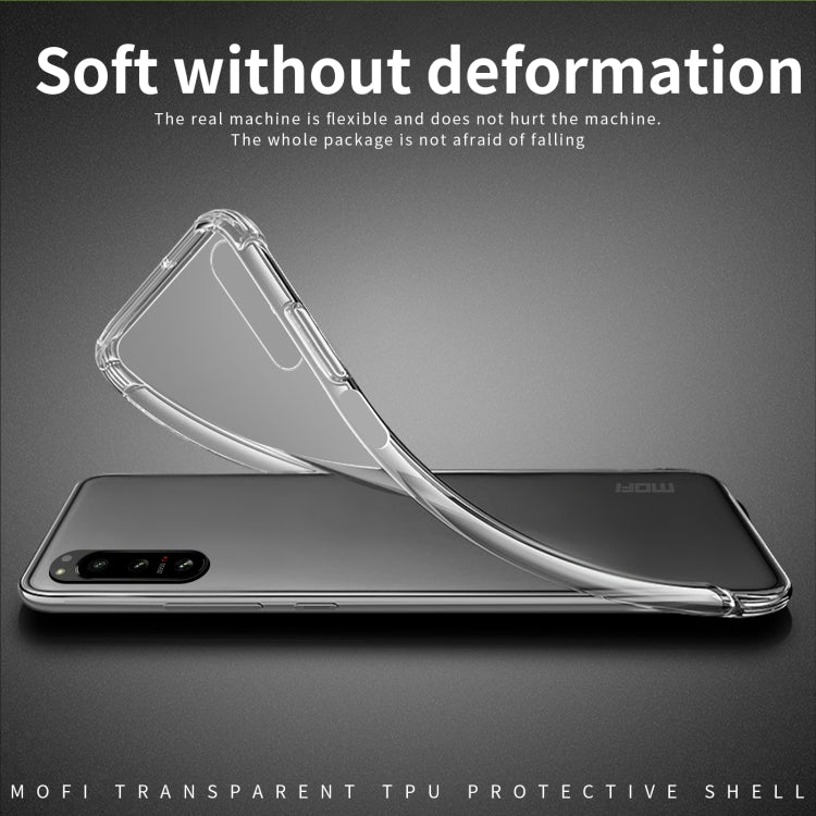 For Sony Xperia 5 IV MOFI Ming Series Ultra-thin TPU Phone Case(Transparent) - Sony Cases by MOFI | Online Shopping South Africa | PMC Jewellery