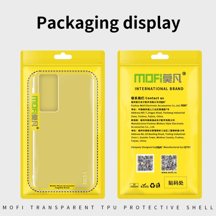 For Sony Xperia 5 IV MOFI Ming Series Ultra-thin TPU Phone Case(Transparent) - Sony Cases by MOFI | Online Shopping South Africa | PMC Jewellery