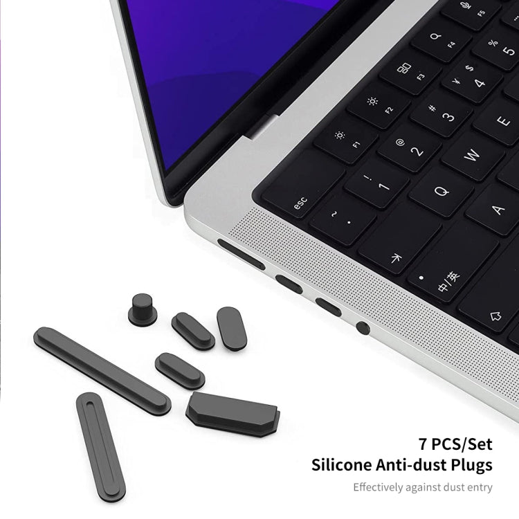 For MacBook Pro 16.2 A2485/A2880 2023 ENKAY Hat-Prince 3 in 1 Spaceman Pattern Laotop Protective Crystal Case with TPU Keyboard Film / Anti-dust Plugs, Version:EU(Spaceman No.5) - MacBook Pro Cases by ENKAY | Online Shopping South Africa | PMC Jewellery | Buy Now Pay Later Mobicred