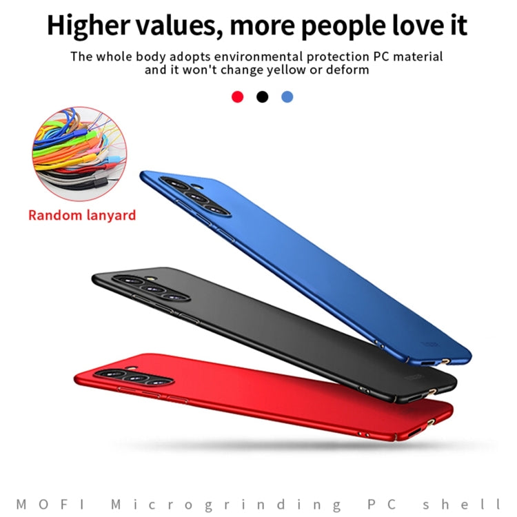 For Samsung Galaxy S23+ 5G MOFI Micro Frosted PC Ultra-thin Hard Case(Blue) - Galaxy S23+ 5G Cases by MOFI | Online Shopping South Africa | PMC TechLife | Buy Now Pay Later Mobicred