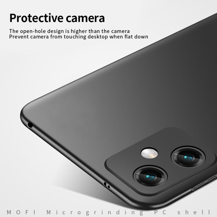 For Xiaomi Redmi Note 12 China MOFI Micro Frosted PC Ultra-thin Hard Case(Black) - Note 12 Cases by MOFI | Online Shopping South Africa | PMC Jewellery