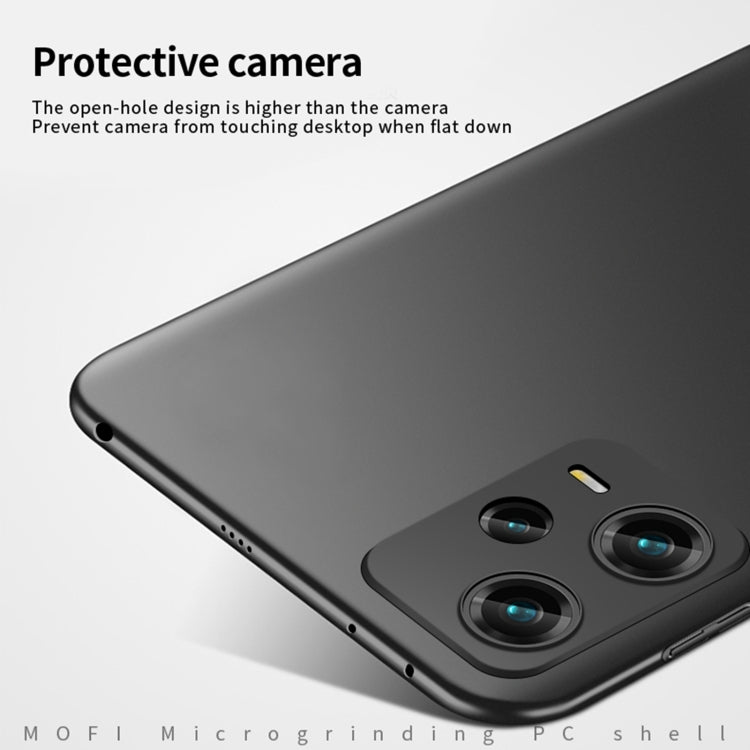 For Xiaomi Redmi Note 12 Pro+ China MOFI Micro Frosted PC Ultra-thin Hard Case(Blue) - Xiaomi Cases by MOFI | Online Shopping South Africa | PMC TechLife | Buy Now Pay Later Mobicred