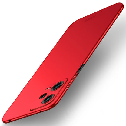 For Xiaomi Redmi Note 12 Pro 5G China MOFI Micro Frosted PC Ultra-thin Hard Case(Red) - Note 12 Pro Cases by MOFI | Online Shopping South Africa | PMC Jewellery