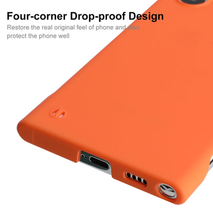 For Samsung Galaxy S23 Ultra 5G ENKAY Matte Frameless Hard PC Case(Orange) - Galaxy S23 Ultra 5G Cases by ENKAY | Online Shopping South Africa | PMC Jewellery | Buy Now Pay Later Mobicred