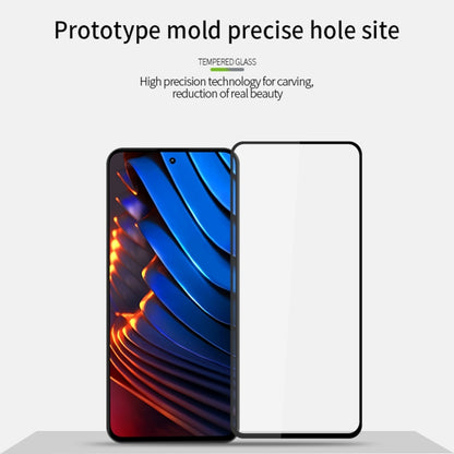 For Xiaomi Poco X5 Pro MOFI 9H 2.5D Full Screen Tempered Glass Film(Black) -  by MOFI | Online Shopping South Africa | PMC Jewellery