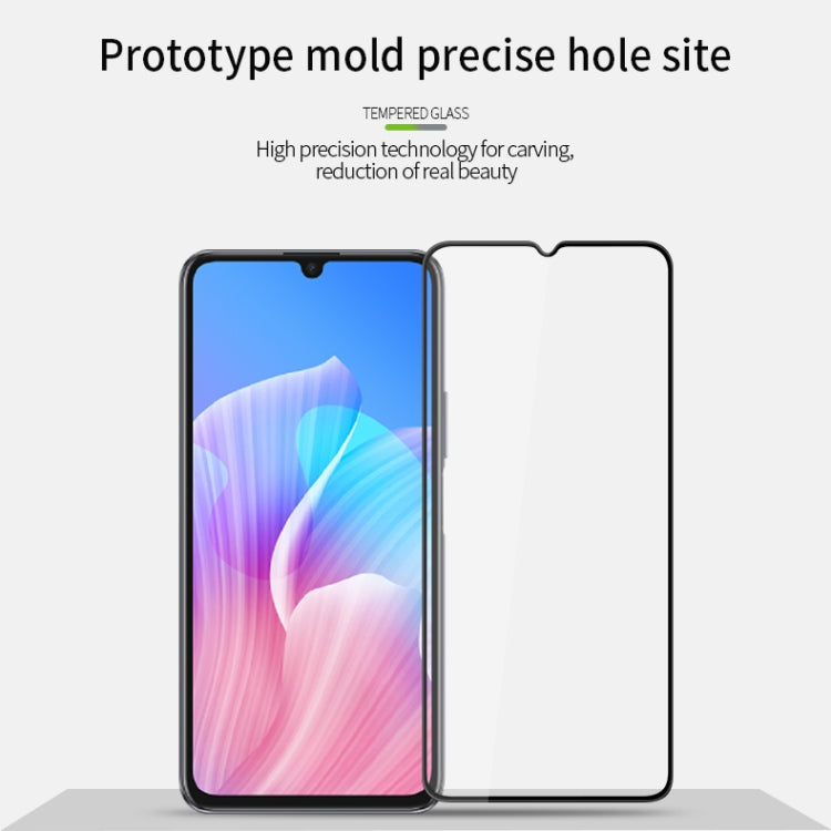 For Xiaomi Redmi 12C MOFI 9H 3D Explosion-proof Curved Screen Tempered Glass Film(Black) -  by MOFI | Online Shopping South Africa | PMC TechLife