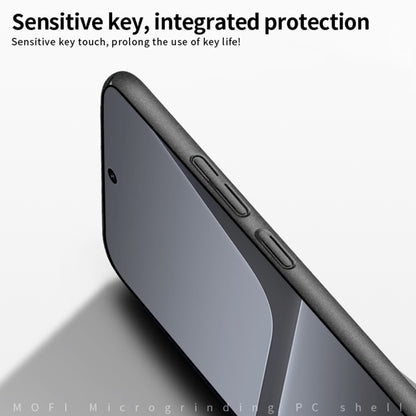 For Xiaomi 13 MOFI Fandun Series Frosted Ultra-thin PC Hard Phone Case(Black) - 13 Pro Cases by MOFI | Online Shopping South Africa | PMC Jewellery