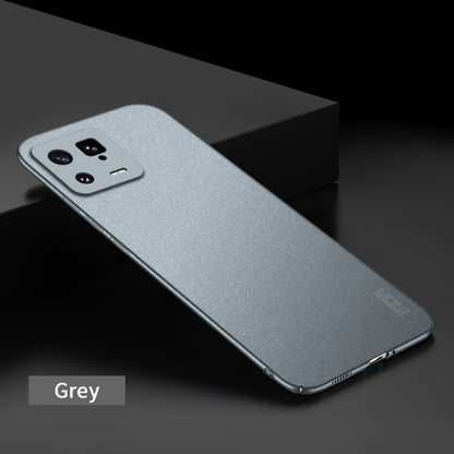 For Xiaomi 13 MOFI Fandun Series Frosted Ultra-thin PC Hard Phone Case(Gray) - 13 Pro Cases by MOFI | Online Shopping South Africa | PMC Jewellery