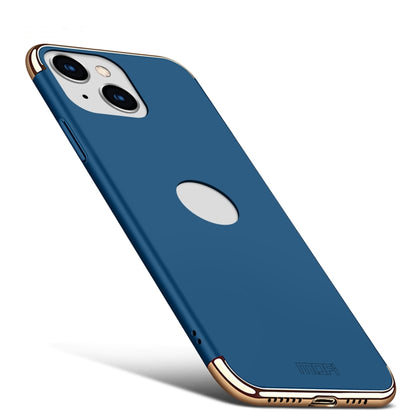 For iPhone 14 MOFI Yatun Series 3 in 1 Stitching PC Phone Case(Blue) - iPhone 14 Cases by MOFI | Online Shopping South Africa | PMC Jewellery