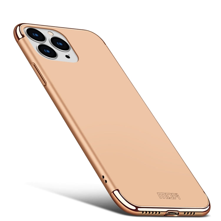 For iPhone 14 Pro Max MOFI Yatun Series 3 in 1 Stitching PC Phone Case(Gold) - iPhone 14 Pro Max Cases by MOFI | Online Shopping South Africa | PMC TechLife | Buy Now Pay Later Mobicred
