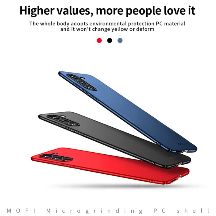 For Samsung Galaxy S23 FE 5G MOFI Frosted PC Ultra-thin Hard Phone Case(Black) - Galaxy S23 FE 5G Cases by MOFI | Online Shopping South Africa | PMC TechLife