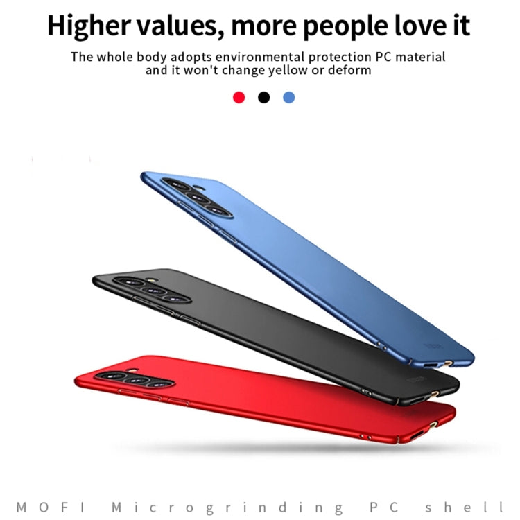 For Samsung Galaxy A55 5G MOFI Frosted PC Ultra-thin Hard Phone Case(Blue) - Galaxy Phone Cases by MOFI | Online Shopping South Africa | PMC TechLife