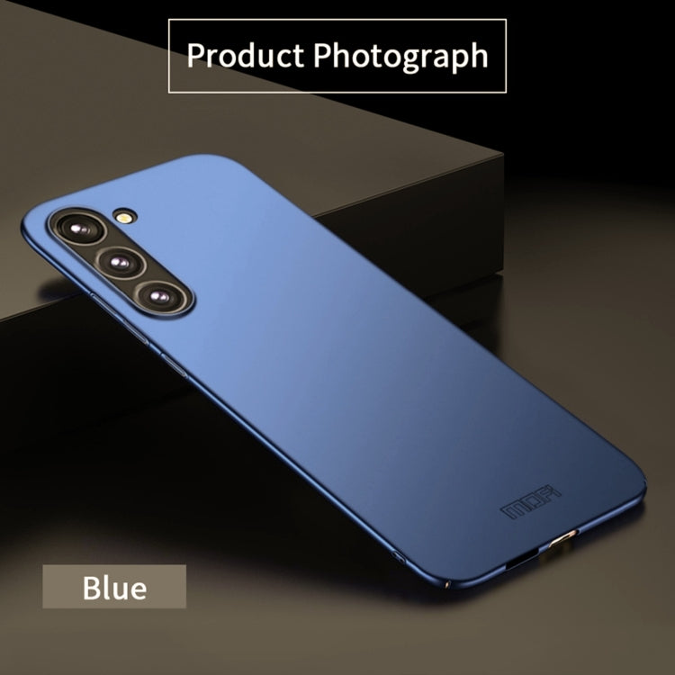 For Samsung Galaxy S25+ 5G MOFI Frosted PC Ultra-thin Hard Phone Case(Blue) - Galaxy S25+ 5G Cases by MOFI | Online Shopping South Africa | PMC Jewellery | Buy Now Pay Later Mobicred