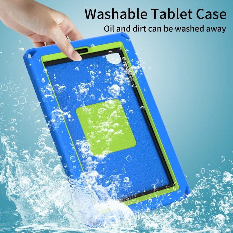 For Samsung Galaxy Tab A9 8.7 X110/X115 EVA Hybrid PC Shockproof Tablet Case with Frame(Blue) - Galaxy Tab A9 by PMC Jewellery | Online Shopping South Africa | PMC Jewellery