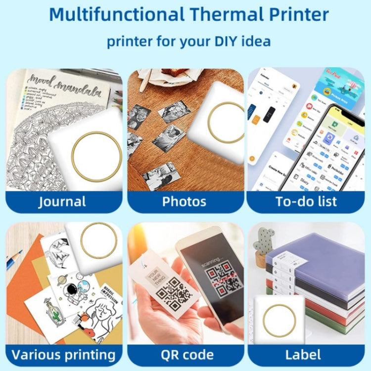 C20 Portable Multifunction Mini Printer Support OCR Text Scanning - Printer by PMC TechLife | Online Shopping South Africa | PMC TechLife | Buy Now Pay Later Mobicred