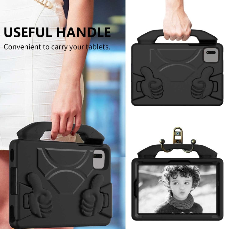For  Lenovo Tab M11 /Xiaoxin Pad 11 2024 Thumb Bracket EVA Shockproof Tablet Case(Black) - Lenovo by PMC Jewellery | Online Shopping South Africa | PMC Jewellery | Buy Now Pay Later Mobicred