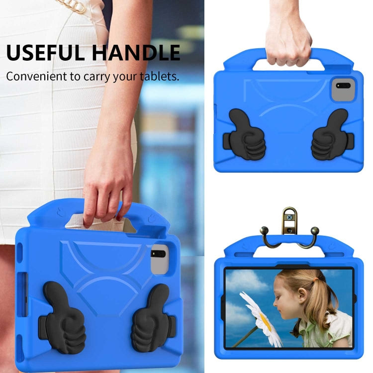 For  Lenovo Tab M11 /Xiaoxin Pad 11 2024 Thumb Bracket EVA Shockproof Tablet Case(Blue) - Lenovo by PMC Jewellery | Online Shopping South Africa | PMC Jewellery | Buy Now Pay Later Mobicred