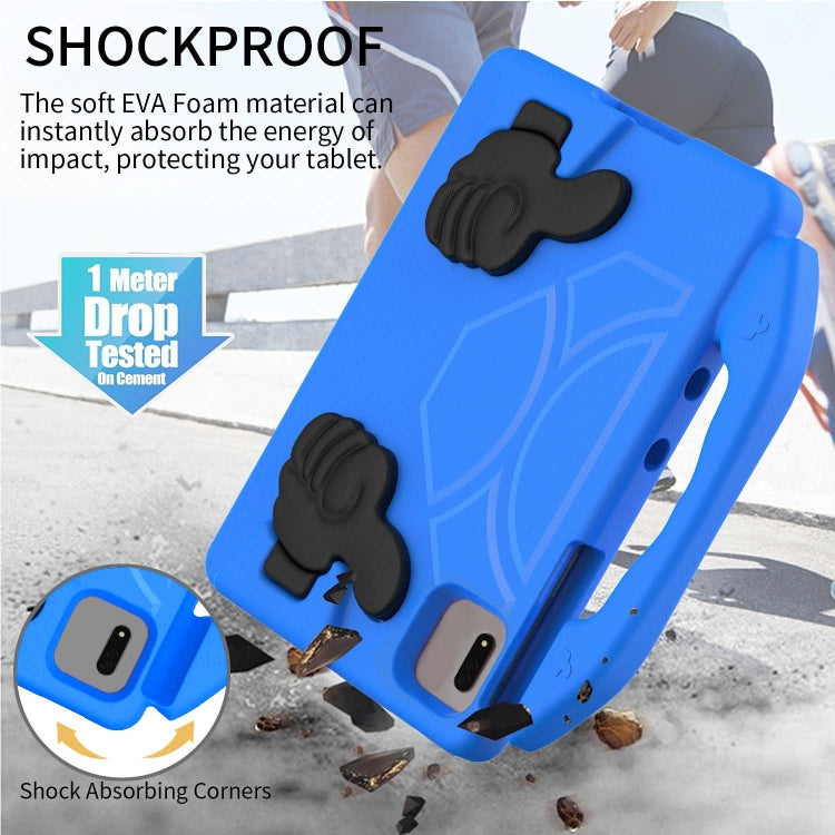 For  Lenovo Tab M11 /Xiaoxin Pad 11 2024 Thumb Bracket EVA Shockproof Tablet Case(Blue) - Lenovo by PMC Jewellery | Online Shopping South Africa | PMC Jewellery | Buy Now Pay Later Mobicred