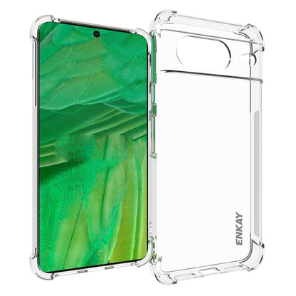 For Google Pixel 8 ENKAY Hat-Prince Transparent TPU Shockproof Phone Case - Google Cases by ENKAY | Online Shopping South Africa | PMC Jewellery