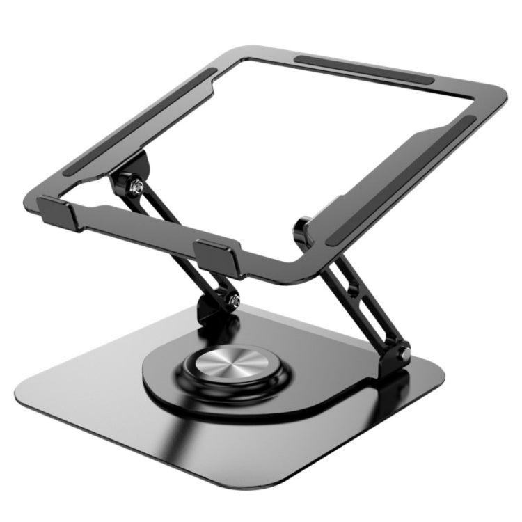 D147 Foldable 360 Degree Rotating Laptop Lifting Bracket Aluminum Alloy Notebook Desktop Stand(Black) - Laptop Stand by PMC Jewellery | Online Shopping South Africa | PMC Jewellery | Buy Now Pay Later Mobicred