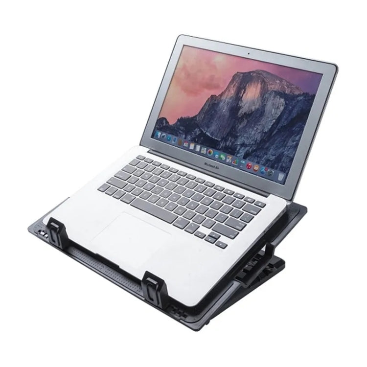 NB339 USB Desktop 5-Gear Adjustable Height Laptop Cooling Base - Cooling Pads by PMC TechLife | Online Shopping South Africa | PMC TechLife