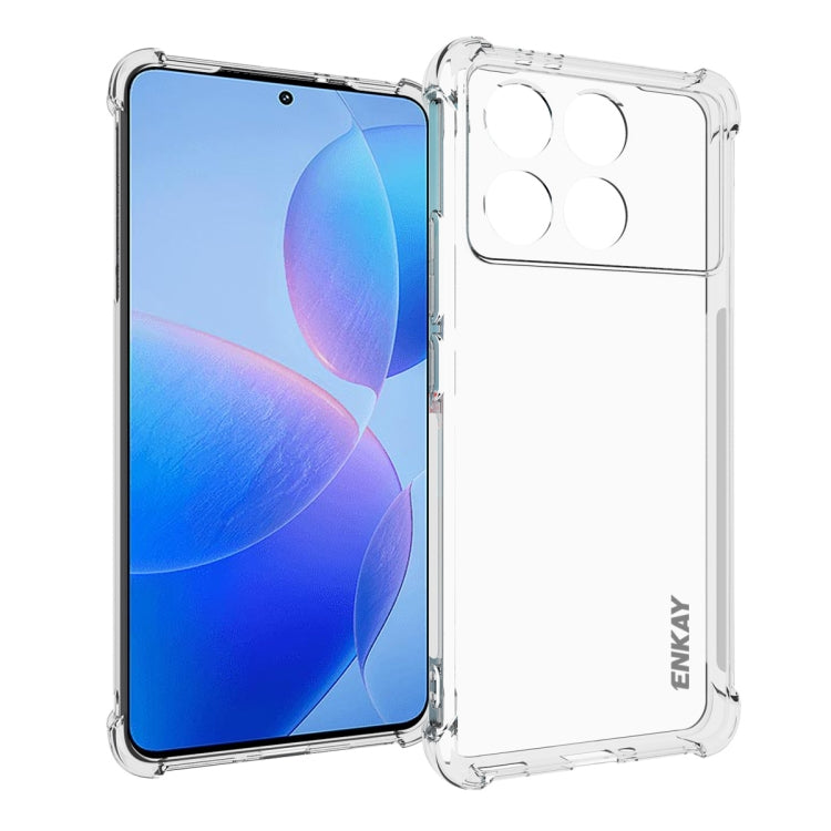 For Redmi K70 Pro ENKAY Hat-Prince Transparent TPU Shockproof Phone Case - K70 Pro Cases by ENKAY | Online Shopping South Africa | PMC Jewellery | Buy Now Pay Later Mobicred