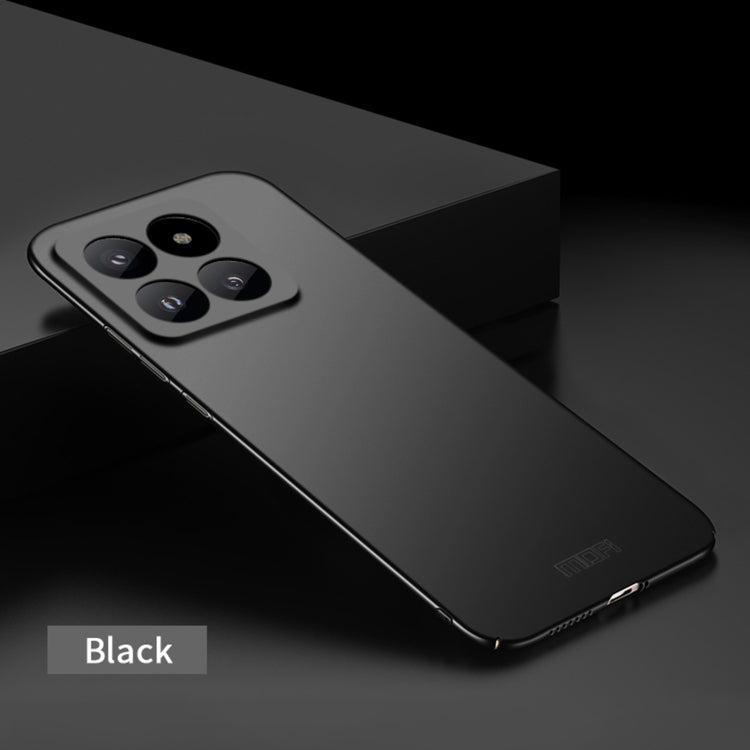 For Xiaomi 14 Pro MOFI Micro-Frosted PC Ultra-thin Hard Phone Case(Black) - 14 Pro Cases by MOFI | Online Shopping South Africa | PMC Jewellery | Buy Now Pay Later Mobicred