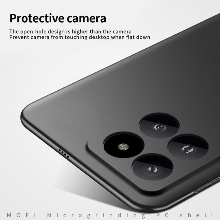 For Xiaomi 14 Pro MOFI Micro-Frosted PC Ultra-thin Hard Phone Case(Black) - 14 Pro Cases by MOFI | Online Shopping South Africa | PMC Jewellery | Buy Now Pay Later Mobicred