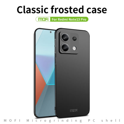 For Redmi Note 13 Pro 5G MOFI Micro-Frosted PC Ultra-thin Hard Phone Case(Red) - Note 13 Pro Cases by MOFI | Online Shopping South Africa | PMC Jewellery