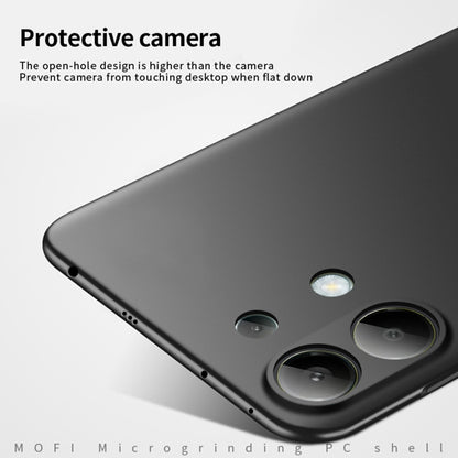 For Xiaomi Redmi Note 13 4G MOFI Micro-Frosted PC Ultra-thin Hard Phone Case(Blue) - Note 13 Cases by MOFI | Online Shopping South Africa | PMC Jewellery