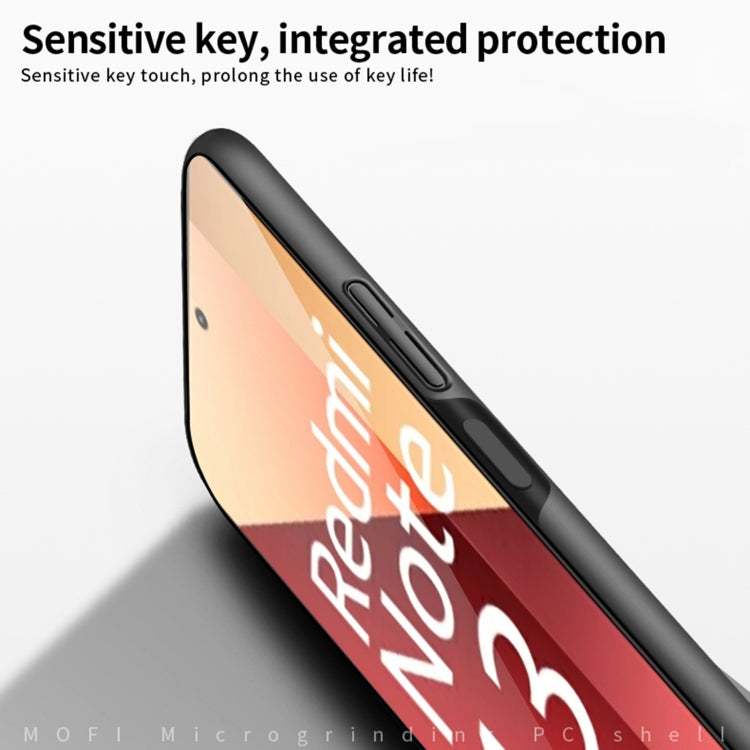 For Xiaomi Redmi Note 13 4G MOFI Micro-Frosted PC Ultra-thin Hard Phone Case(Red) - Xiaomi Cases by MOFI | Online Shopping South Africa | PMC TechLife | Buy Now Pay Later Mobicred