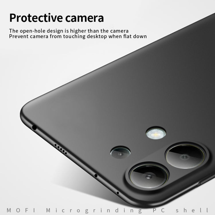 For Xiaomi Redmi Note 13 Pro 4G MOFI Micro-Frosted PC Ultra-thin Hard Phone Case(Black) - Xiaomi Cases by MOFI | Online Shopping South Africa | PMC TechLife | Buy Now Pay Later Mobicred