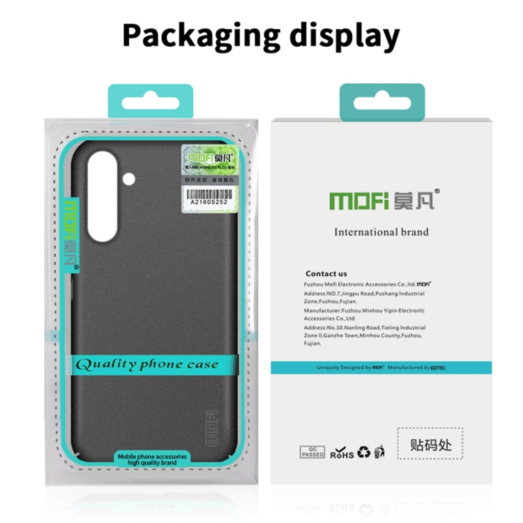 For Samsung Galaxy S24+ 5G MOFI Fandun Series Frosted PC Ultra-thin All-inclusive Phone Case(Black) - Galaxy S24+ 5G Cases by MOFI | Online Shopping South Africa | PMC Jewellery