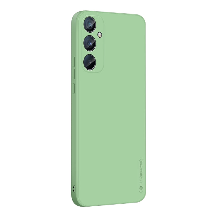 For Samsung Galaxy S24 FE 5G PINWUYO Sense Series Liquid Silicone TPU Phone Case(Green) - Galaxy S24 FE 5G Cases by PINWUYO | Online Shopping South Africa | PMC Jewellery | Buy Now Pay Later Mobicred