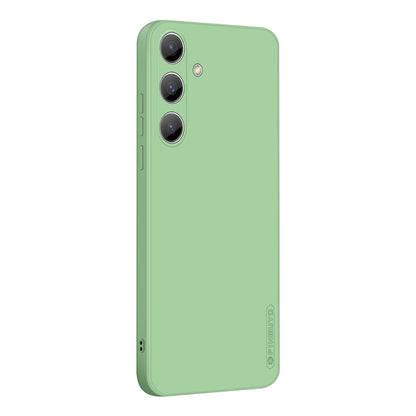 For Samsung Galaxy S25+ 5G PINWUYO Sense Series Liquid Silicone TPU Phone Case(Green) - Galaxy S25+ 5G Cases by PINWUYO | Online Shopping South Africa | PMC Jewellery | Buy Now Pay Later Mobicred