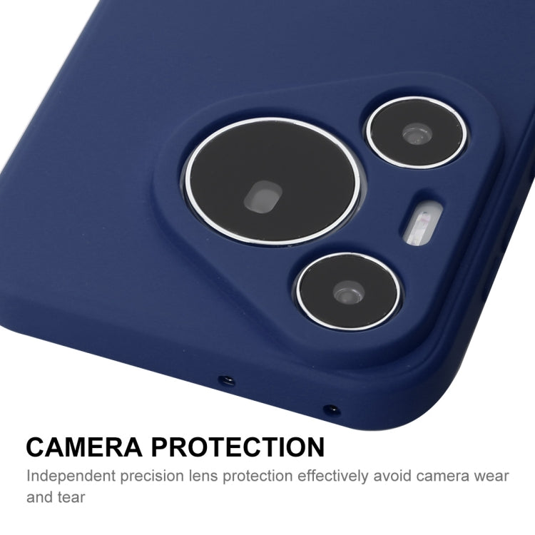 For Huawei Pura 70 Pro / 70 Pro+ ENKAY Hat-Prince Liquid Silicone Shockproof Protective Soft Case(Dark Green) - Huawei Cases by ENKAY | Online Shopping South Africa | PMC Jewellery | Buy Now Pay Later Mobicred