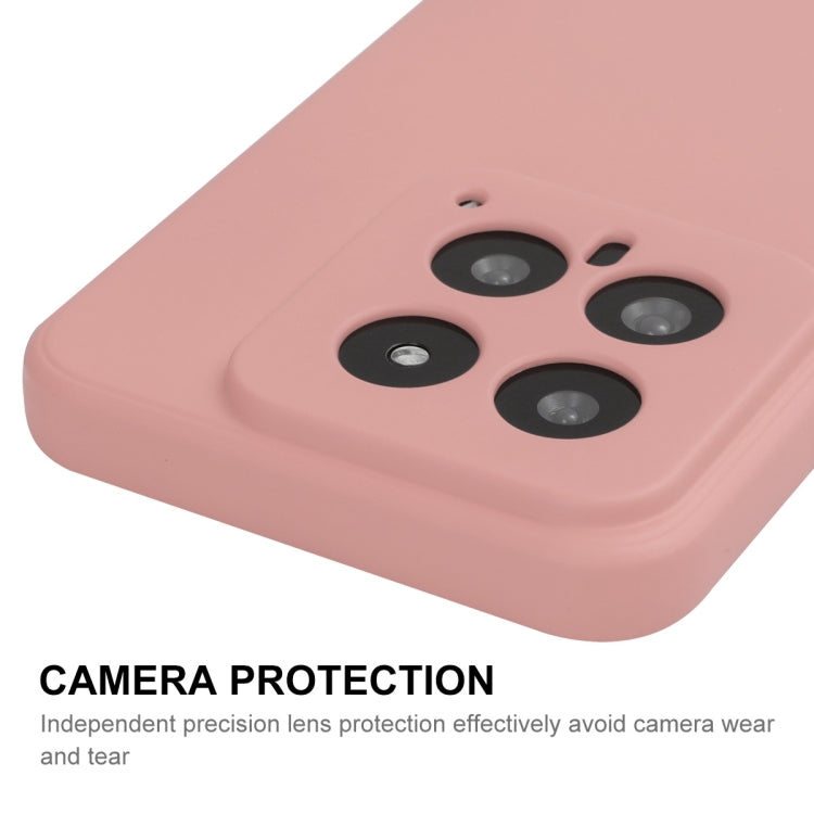 For Xiaomi 14 ENKAY Hat-Prince Liquid Silicone Shockproof Soft Phone Case(Beige) - 14 Cases by ENKAY | Online Shopping South Africa | PMC Jewellery | Buy Now Pay Later Mobicred