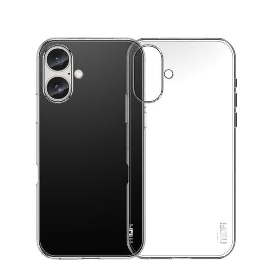 For iPhone 16 Plus MOFI Ming Series Ultra-thin TPU Phone Case(Transparent) - iPhone 16 Plus Cases by MOFI | Online Shopping South Africa | PMC Jewellery | Buy Now Pay Later Mobicred