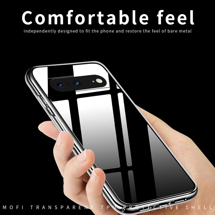 For Google Pixel 8 MOFI Ming Series Ultra-thin TPU Phone Case(Transparent) - Google Cases by MOFI | Online Shopping South Africa | PMC TechLife