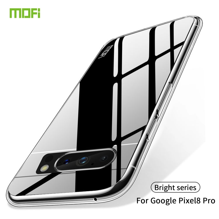 For Google Pixel 8 Pro MOFI Ming Series Ultra-thin TPU Phone Case(Transparent) - Google Cases by MOFI | Online Shopping South Africa | PMC TechLife | Buy Now Pay Later Mobicred