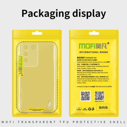 For vivo S17 Pro MOFI Ming Series Ultra-thin TPU Phone Case(Transparent) - vivo Cases by MOFI | Online Shopping South Africa | PMC Jewellery