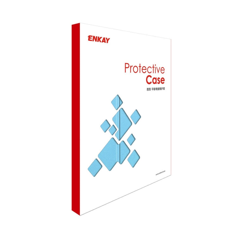 For Amazon Fire Max 11 ENKAY Tri-fold Custer Texture Leather Smart Tablet Case(Black) - Amazon by ENKAY | Online Shopping South Africa | PMC TechLife | Buy Now Pay Later Mobicred