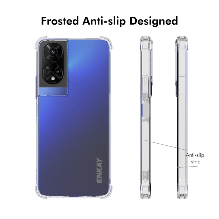 For TCL 50 5G ENKAY Hat-Prince Transparent TPU Shockproof Phone Case - More Brand by ENKAY | Online Shopping South Africa | PMC Jewellery | Buy Now Pay Later Mobicred