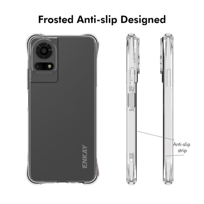 For TCL 50 LE 4G ENKAY Hat-Prince Transparent TPU Shockproof Phone Case - More Brand by ENKAY | Online Shopping South Africa | PMC Jewellery | Buy Now Pay Later Mobicred