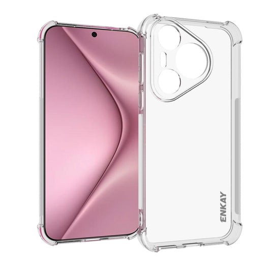 For Huawei Pura 70 ENKAY Hat-Prince Transparent TPU Shockproof Phone Case - Huawei Cases by ENKAY | Online Shopping South Africa | PMC Jewellery | Buy Now Pay Later Mobicred