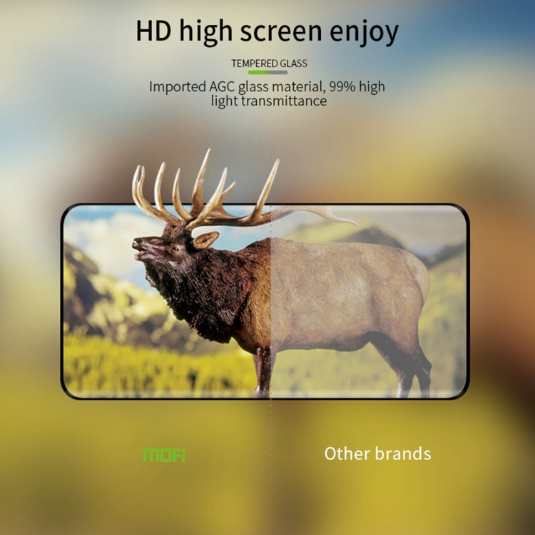 For Honor Magic6 Pro MOFI 9H 3D Hot Bending Tempered Glass Film(Black) - free shipping - PMC TechLife - Order now!